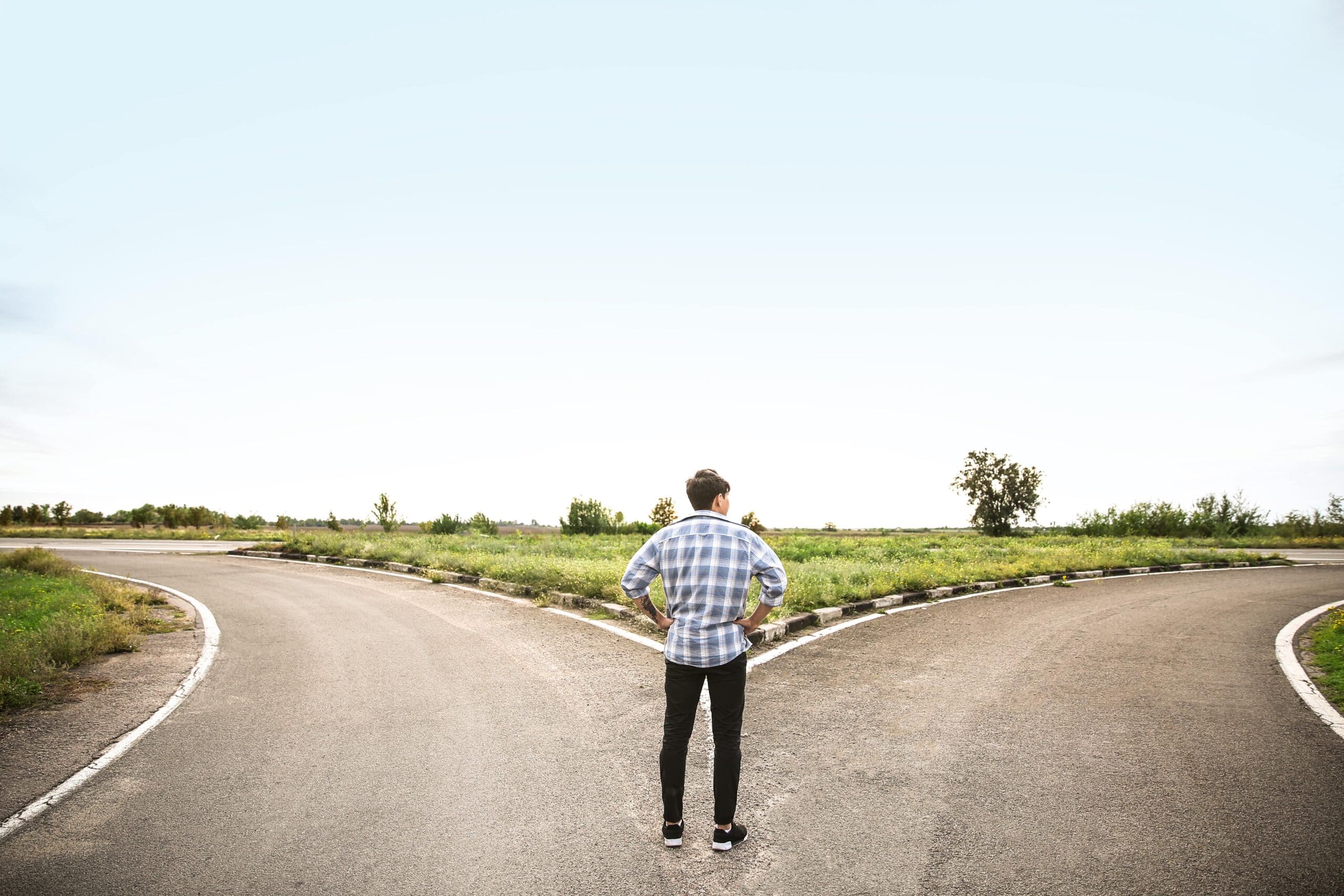 person facing challenges or obstacles on their path to addiction recovery