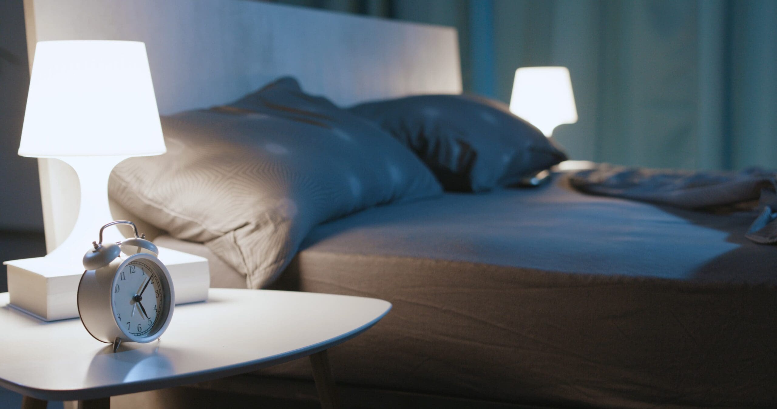 sleep hygiene recovery bedroom setup