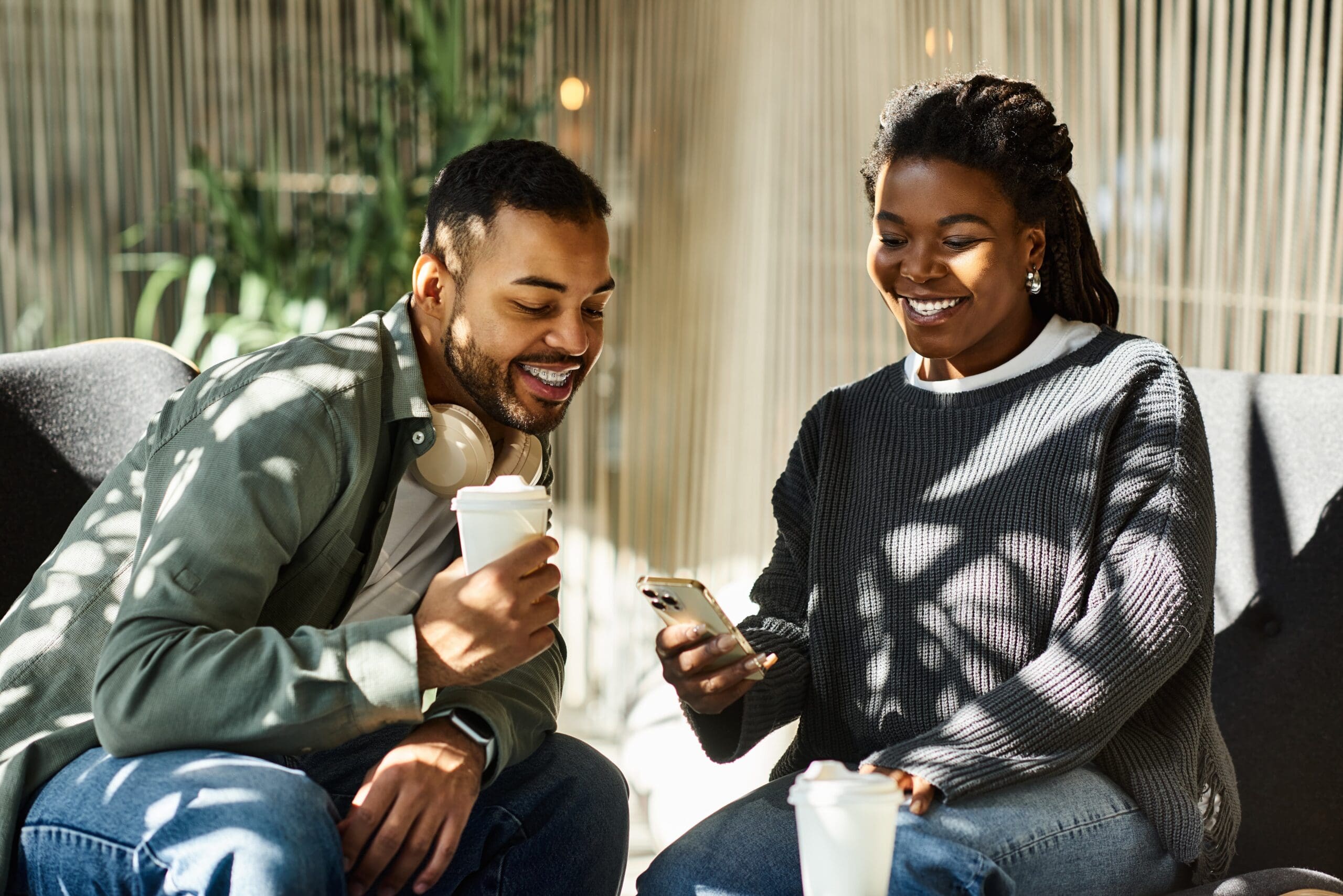 Accountability partner providing support during sobriety check-in